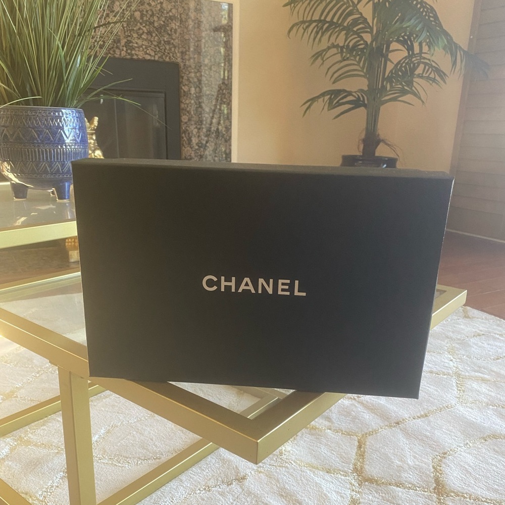 Empty Chanel shoe box